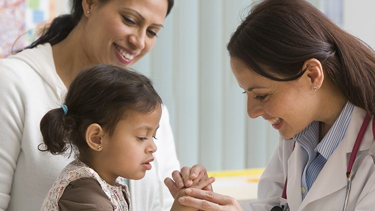 Visiting the doctor helps you stay healthy.