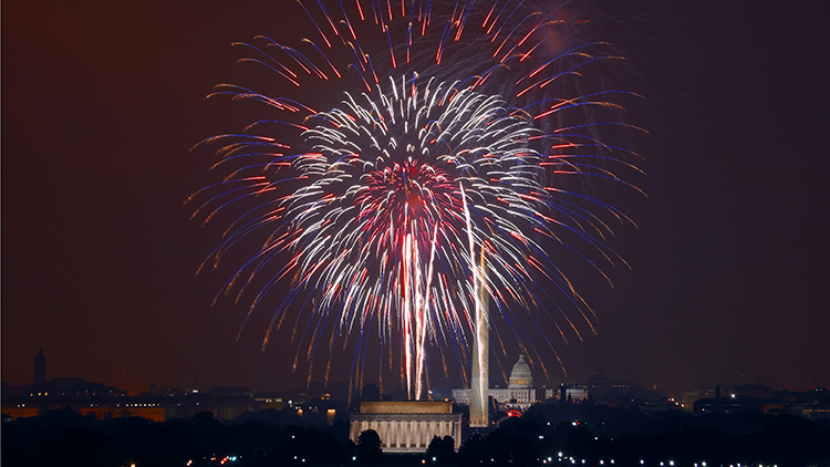 uly 4th fireworks, Washington, D.C