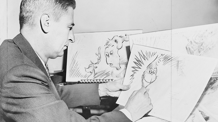 portrait of Dr. Seuss