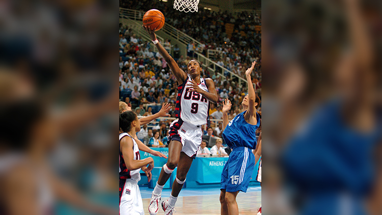 U.S. Olympic Basketball player, Lisa Leslie